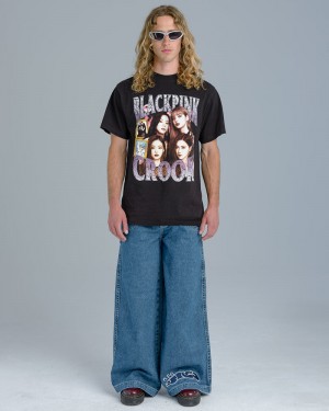 Men Jnco 117 King Jeans Dark Grey | QPFR9542