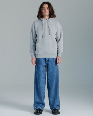 Men Jnco 179 Pipes Jeans Dark Grey | DZIT1992