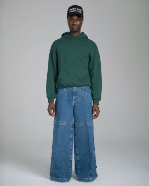 Men Jnco Hangin' Jeans Dark Grey | BHDU4462