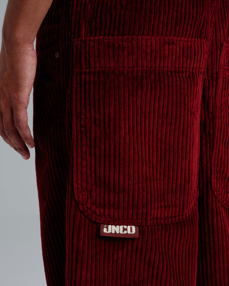 Men Jnco 101 Twin Cannon Jeans Burgundy | XHTA6857