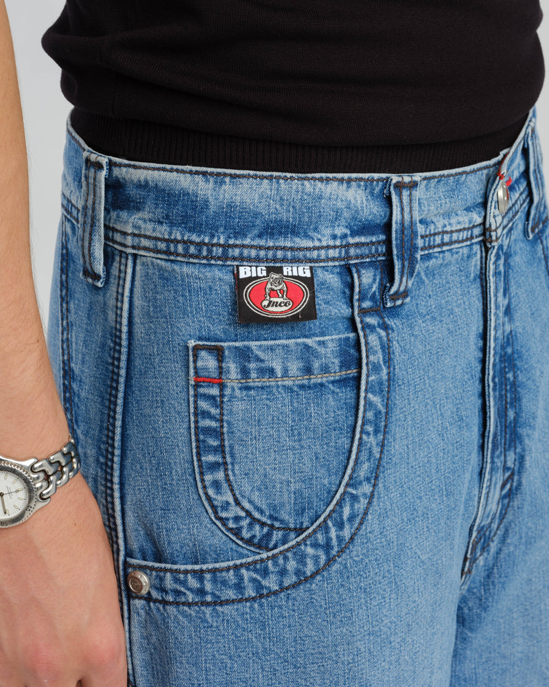 Men Jnco Big Rig Jeans Brown | WLJB4758