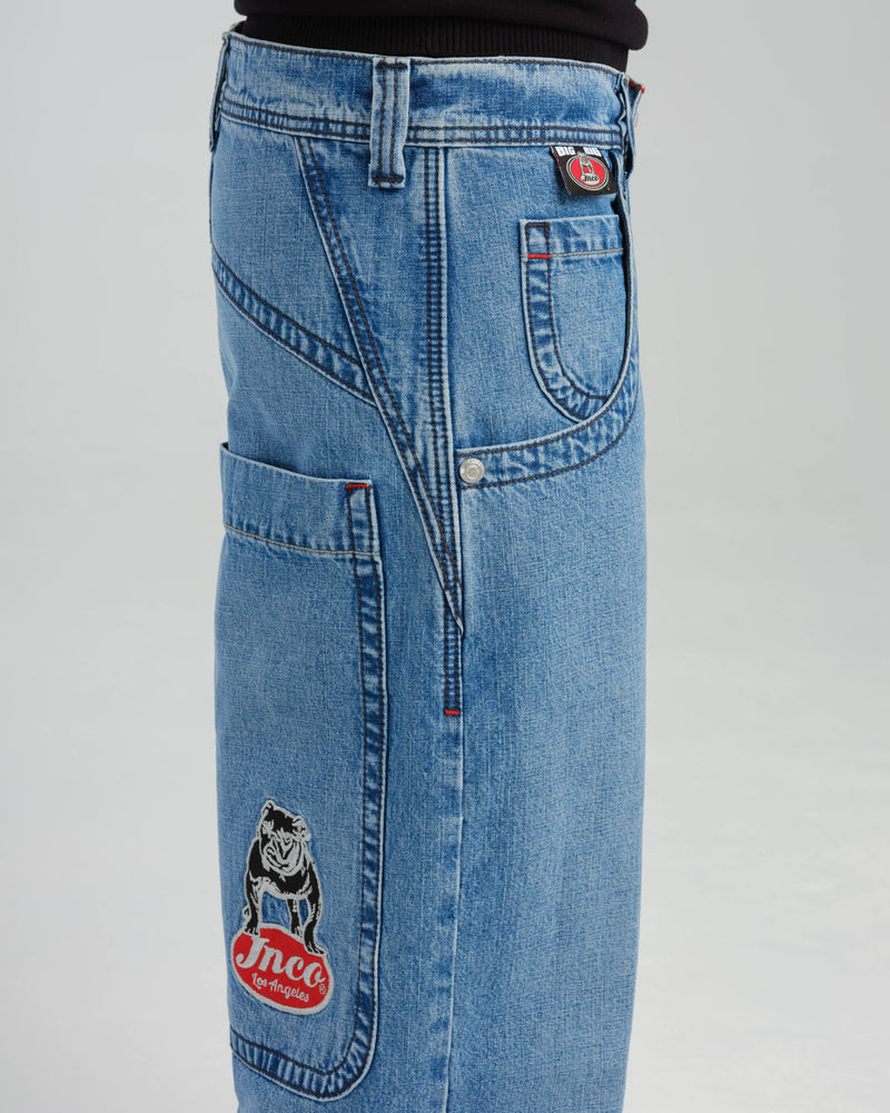 Men Jnco Big Rig Jeans Brown | WLJB4758