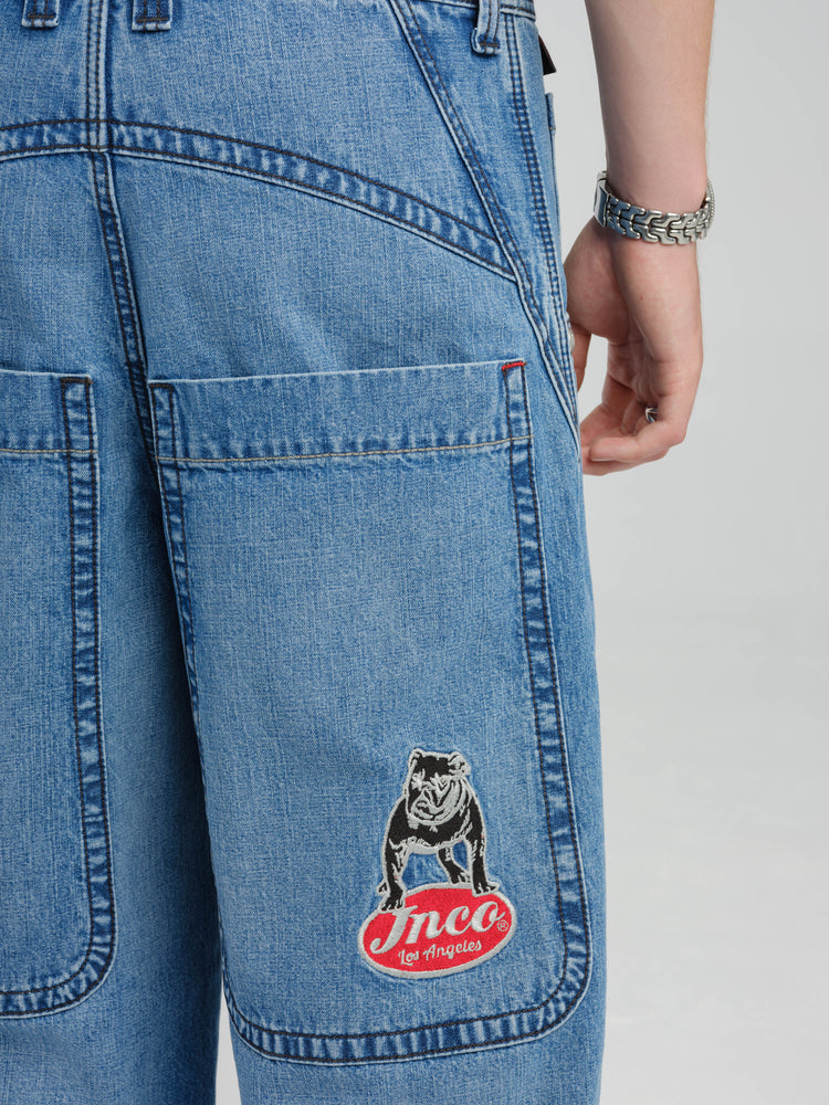 Men Jnco Big Rig Jeans Brown | WLJB4758