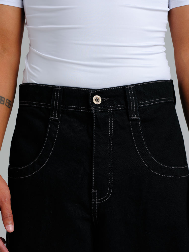 Men Jnco Rollin' Jeans Black | DSIH8035