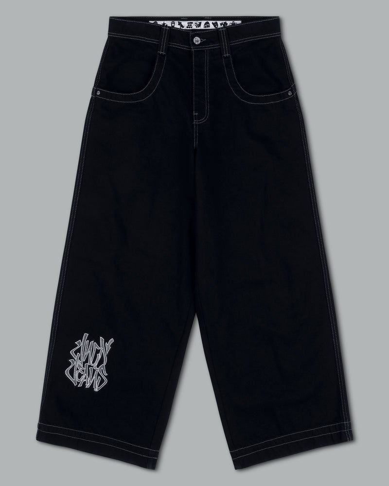 Men Jnco Rollin' Jeans Black | DSIH8035