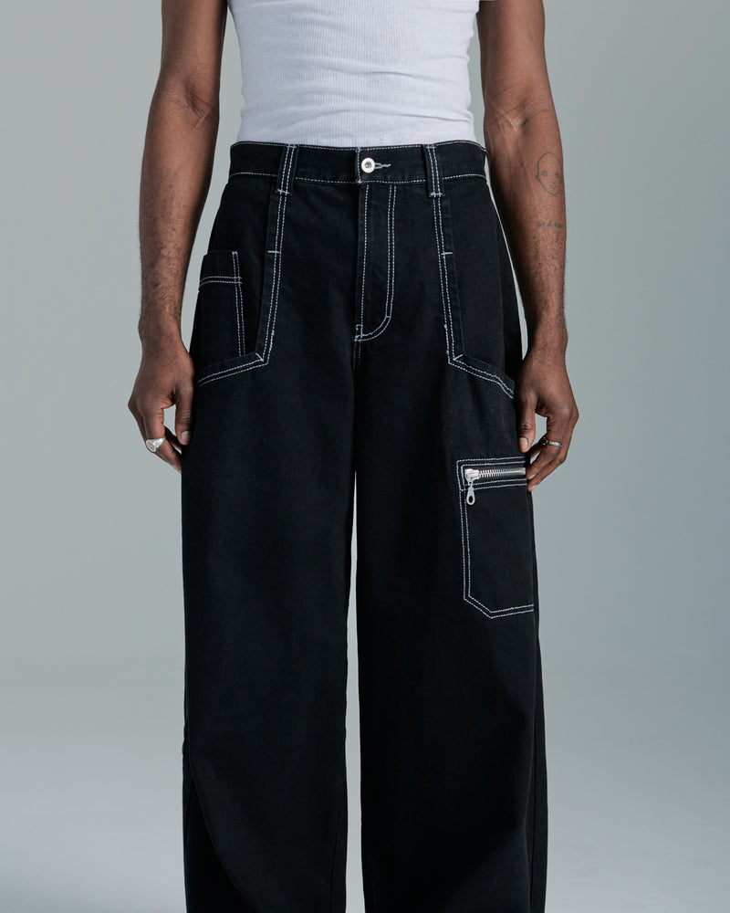 Men Jnco Silverback Jeans Black | CFFA5436