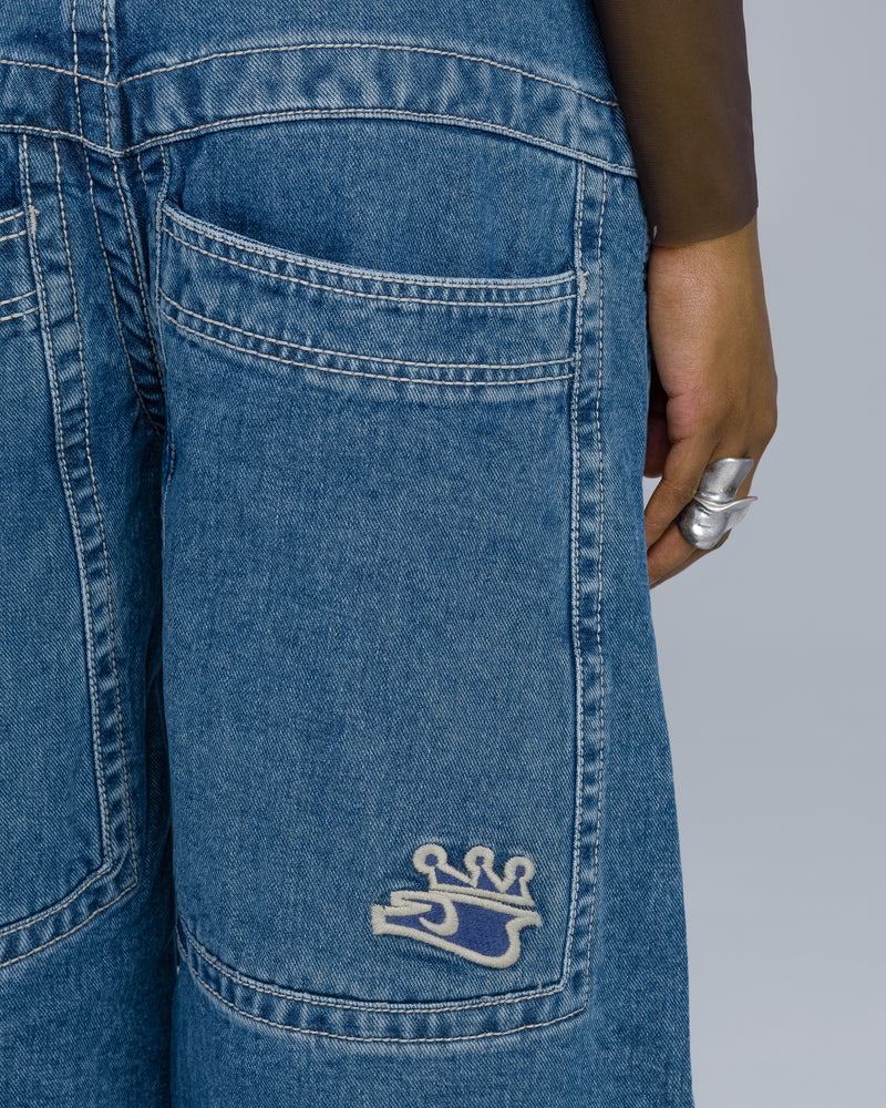 Women Jnco W117 King Jeans Dark Grey | IRSF0043