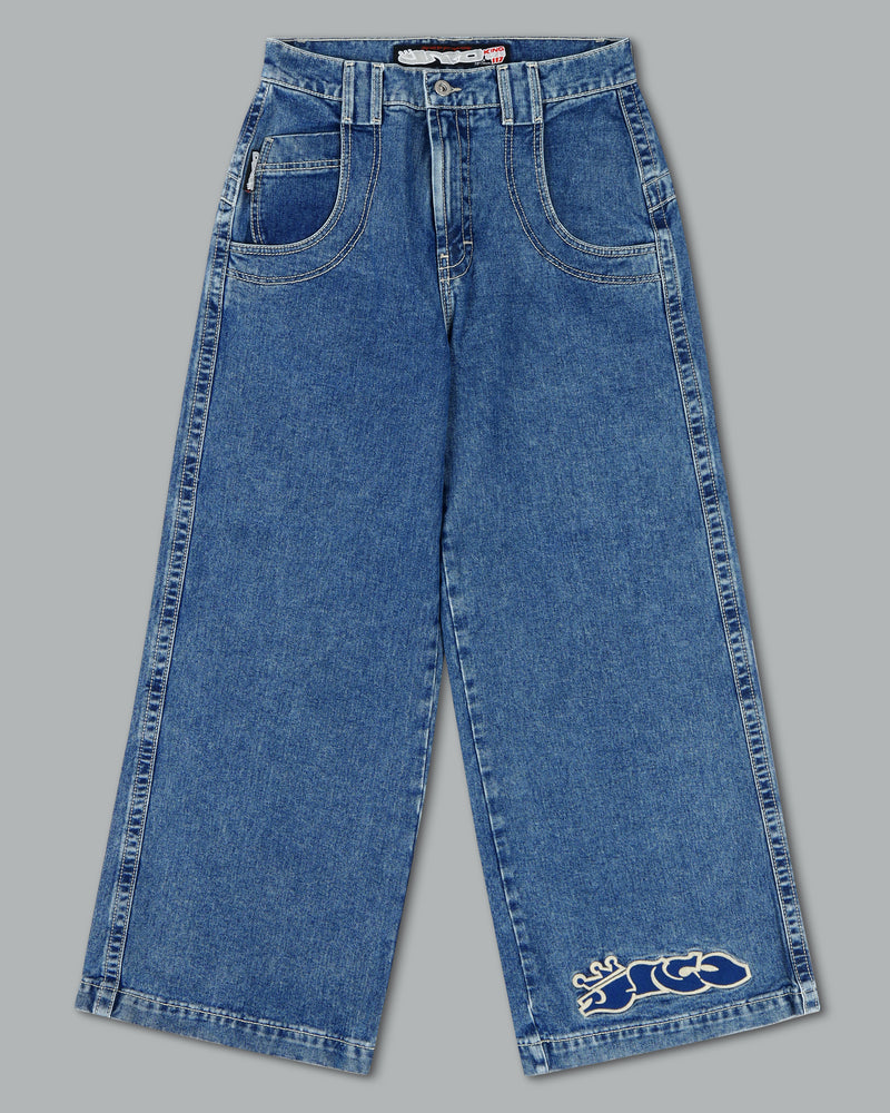 Women Jnco W117 King Jeans Dark Grey | IRSF0043